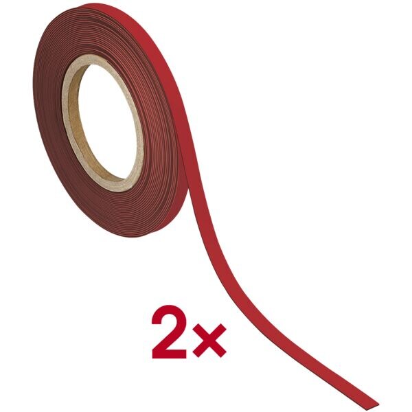 Magnetische identificatieband, 10 m x 10 mm, set van 2