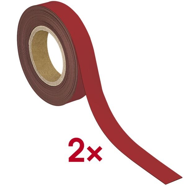 Magnetische identificatieband, 10 m x 30 mm, set van 2