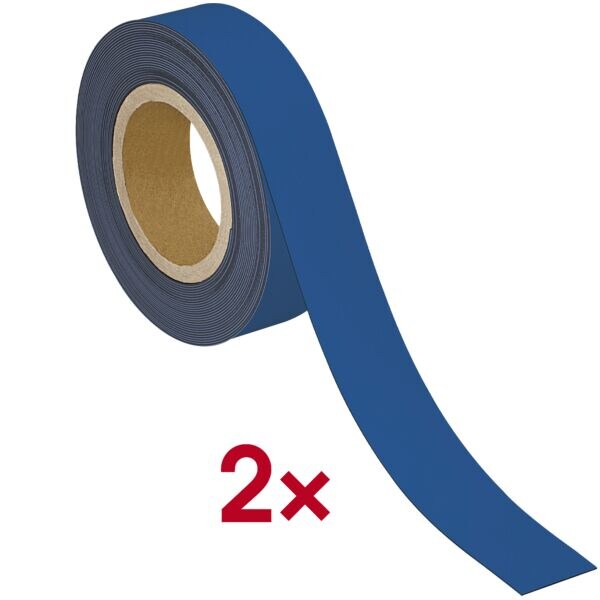 Magnetische identificatieband, 10 m x 40 mm, set van 2