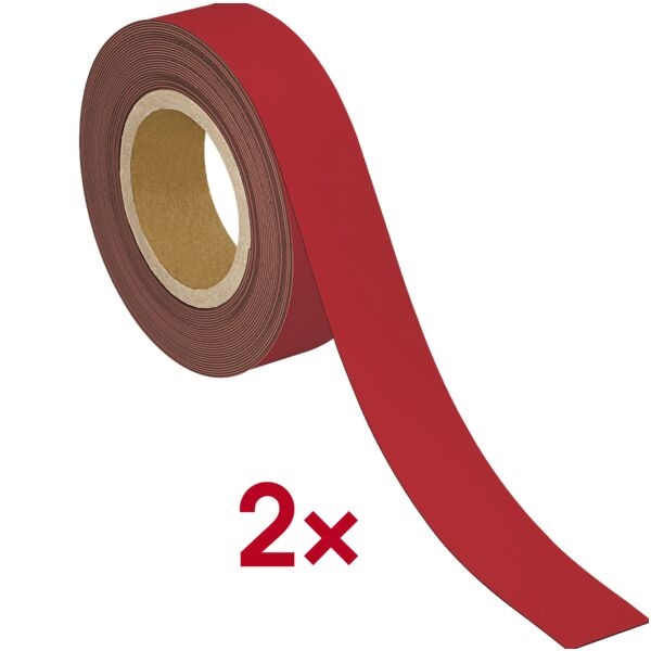 Magnetische identificatieband, 10 m x 40 mm, set van 2