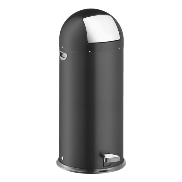 Afvalemmer »the step dome« 52 L zwart