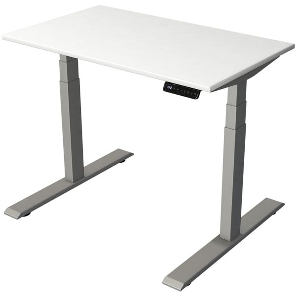In hoogte verstelbare bureau (elektrisch) »Smart Office« 100/60 cm zilver T-poo
