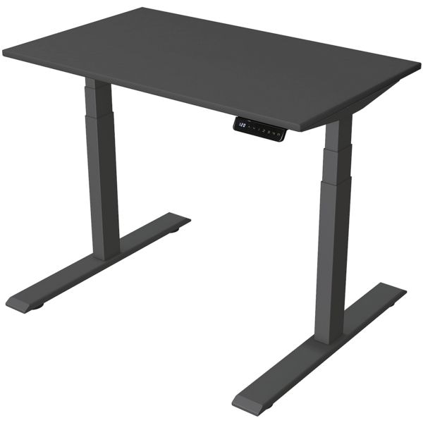 In hoogte verstelbare bureau (elektrisch) »Smart Office« 100/60 cm antraciet T-p