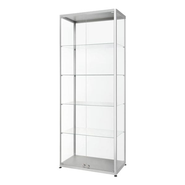 Vitrinekast 80 cm breed dubbele deur
