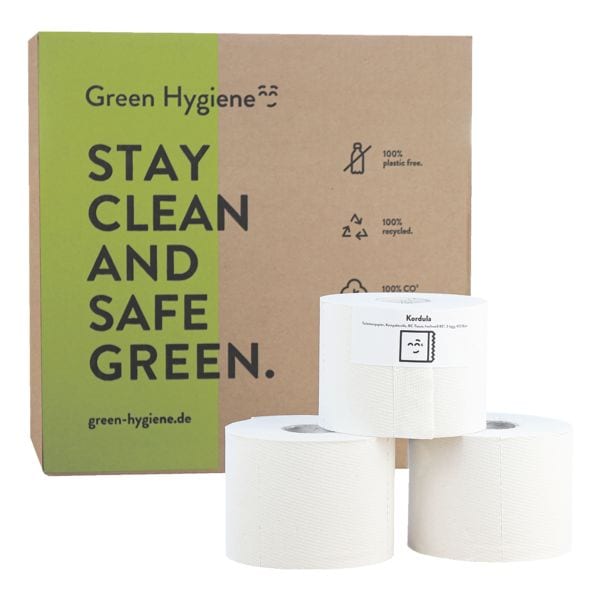 36 rollen CO²-neutraal gerecycleerd toiletpapier »Kordula«