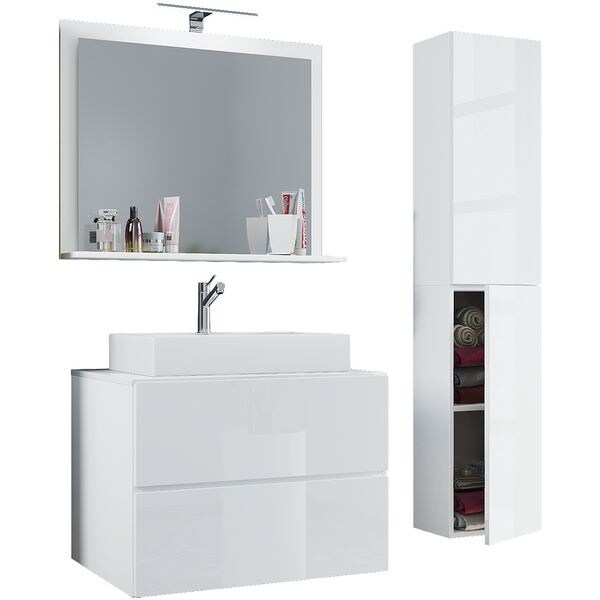 4-delig badkamermeubelset »Lendas L« 80 cm