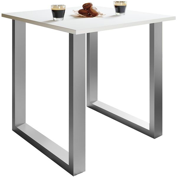 Bureau »Xona« 110/50 zilveren beugelpootframe