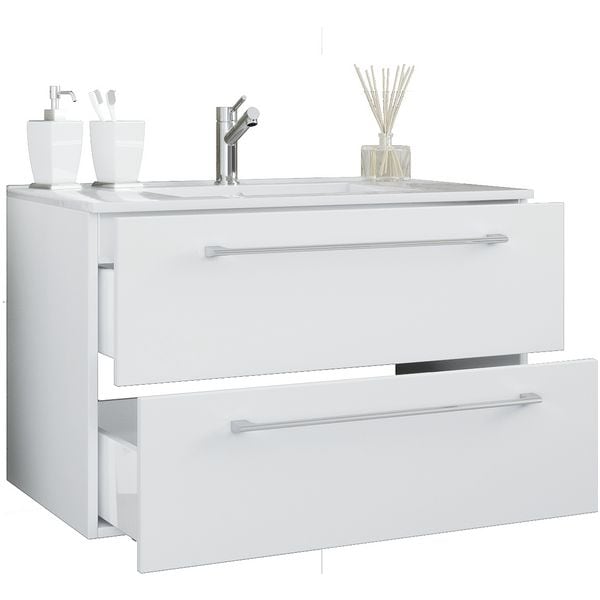 Wastafel »Badinos« met 2 laden 80 cm incl. wastafel