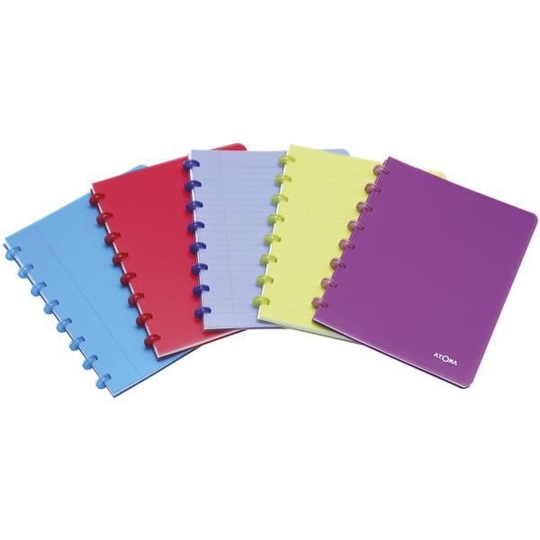Pak met 10 schriften »Trendy« A5 vierkant 5 x 5 mm