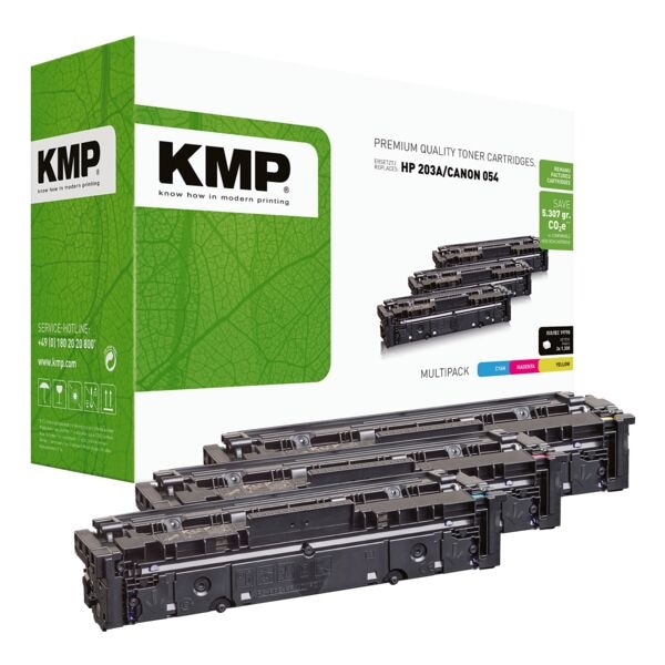 Tonerpatronen set vervangt HP »CF541A/542A/543A« No. 203A