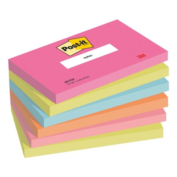 6 blokken herkleefbare notes »Poptimistic Collection«