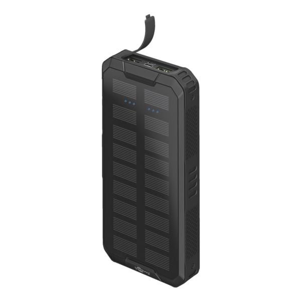 Outdoor snellaad powerbank met solar - 20.000 mAh,