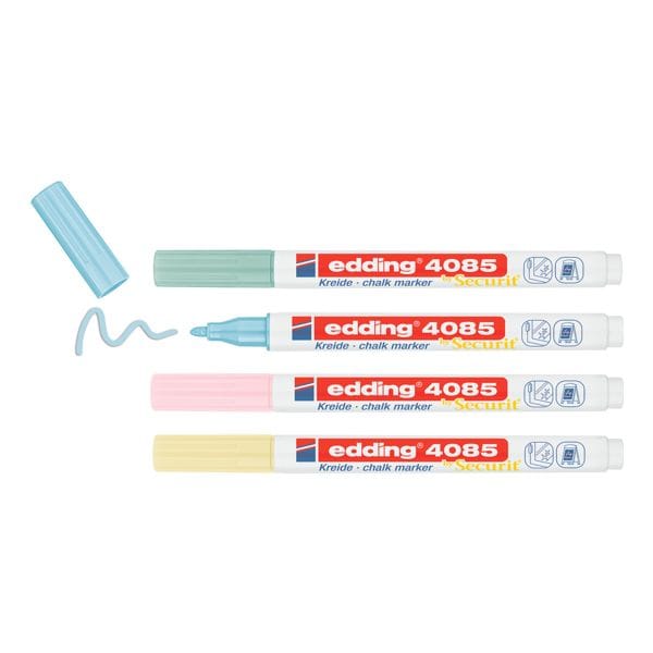 Set van 4 krijtmarkers »pastel«