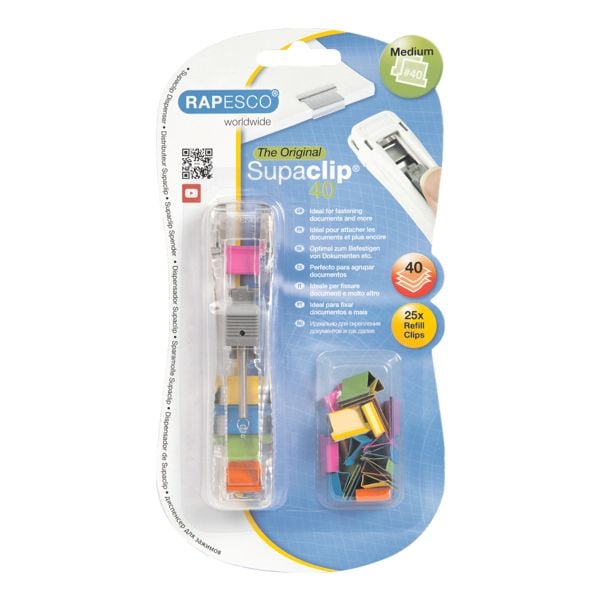 Supaclip dispenser + 25 clips
