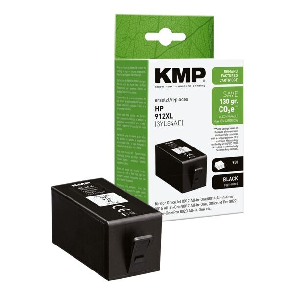 Inktcartridge vervangt HP »3YL84AE« nr. 912 XL zwart