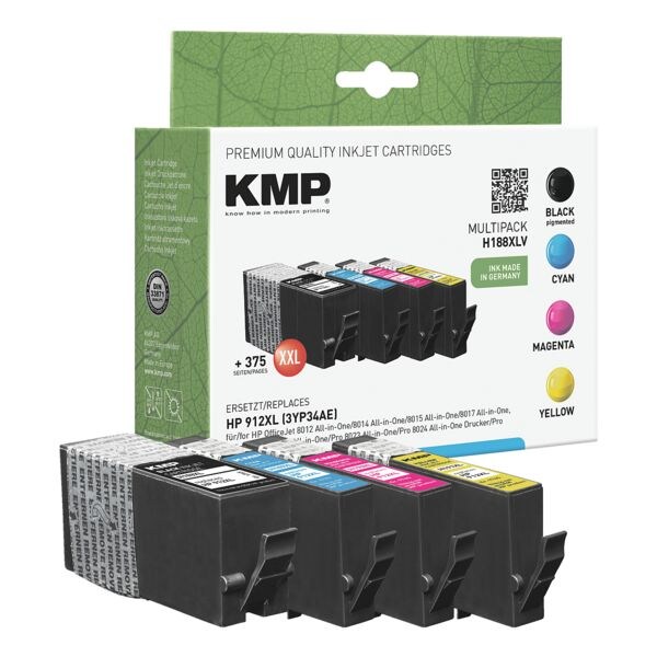 Inktcartridgeset vervangt HP »3YP34AE« nr. 912 XL