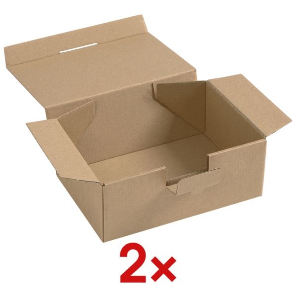 Multifunctionele dozen met klapdeksel 19,0/13,1/7,6 cm - 40 stuks