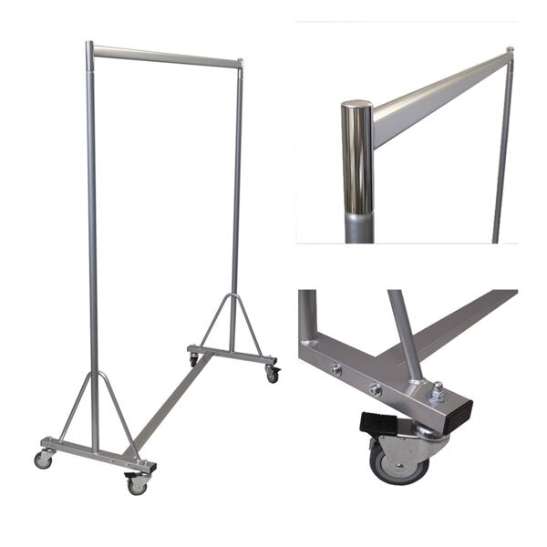Professionele kledingstandaard 160 cm, 150 kg draagvermogen