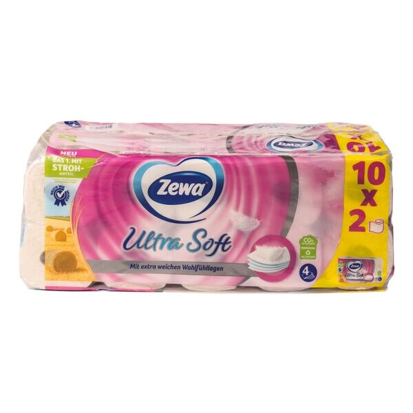 20 rollen toiletpapier »Ultra Soft« 4-laags (10 pak van 2 rollen)