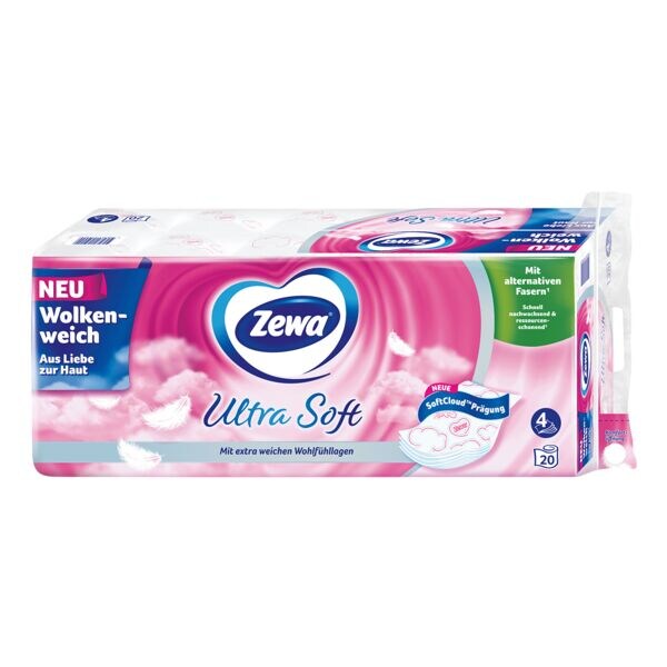 20 rollen toiletpapier »Ultra Soft« 4-laags 20 rollen (1 pak à 20 rollen