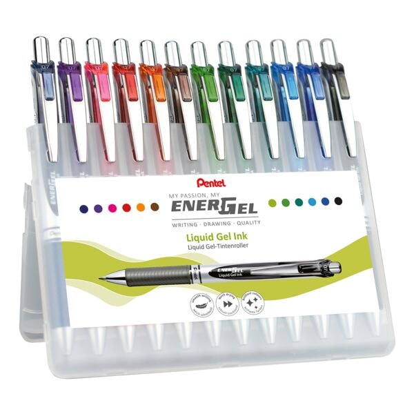 Set van 12 gelbalpennen »Energel BL 77«