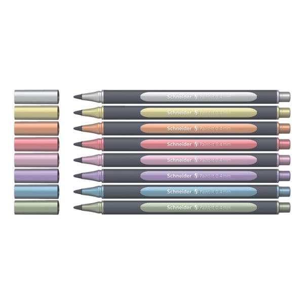 8x metallic rollerbal »Paint-It 050« 0.4 mm