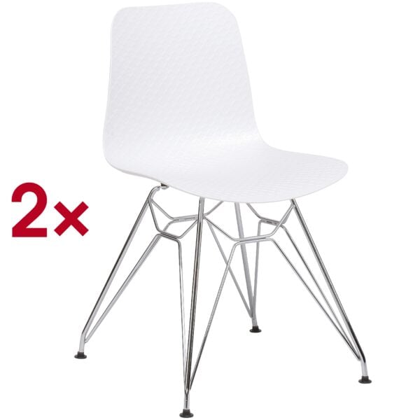 Set van 2 bezoekersstoelen »Uxsteel 1«