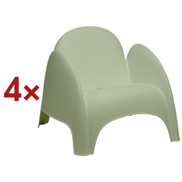 Set van 4 fauteuils »Dumbo«