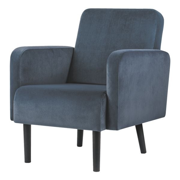 Fauteuil »Lisboa« met fluwelen bekleding