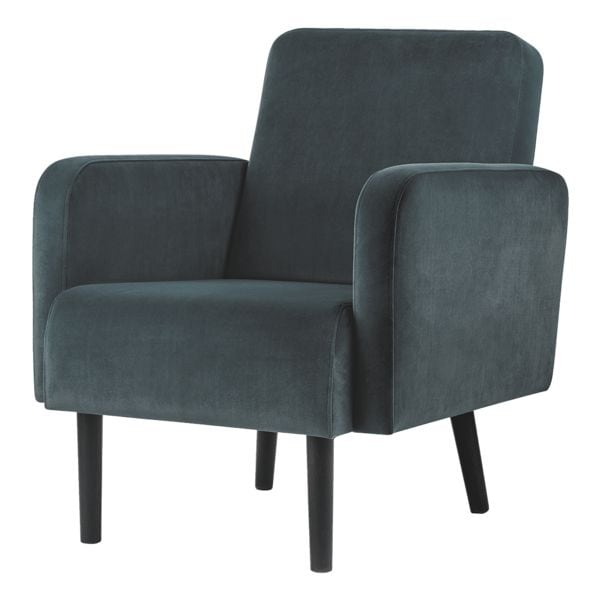 Fauteuil »Lisboa« met fluwelen bekleding