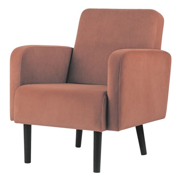 Fauteuil »Lisboa« met fluwelen bekleding