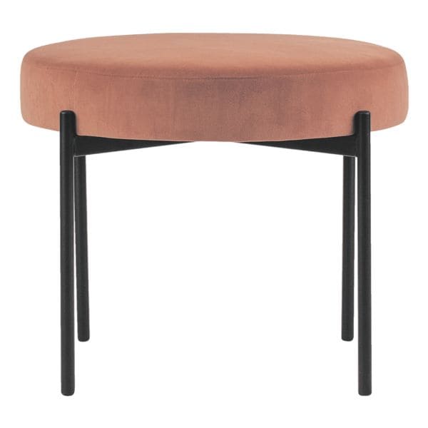 Ronde bank »Gaia« met fluwelen bekleding