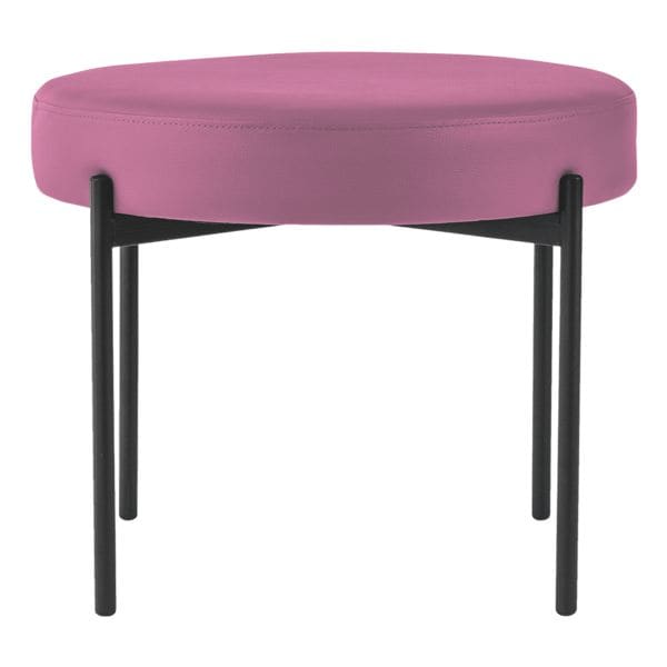 Ronde bank »Gaia« met kunstlederen bekleding