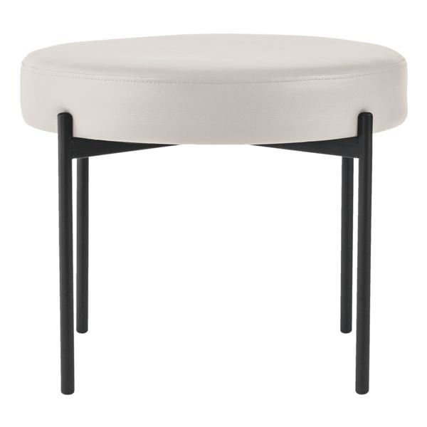 Ronde bank »Gaia« met kunstlederen bekleding