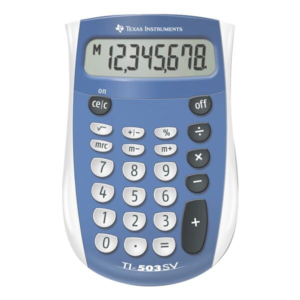 Zakrekenmachine »TI-503 SV«