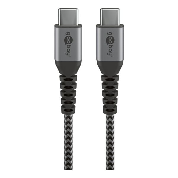 Oplaadkabel USB-C naar USB-C - textielkabel
