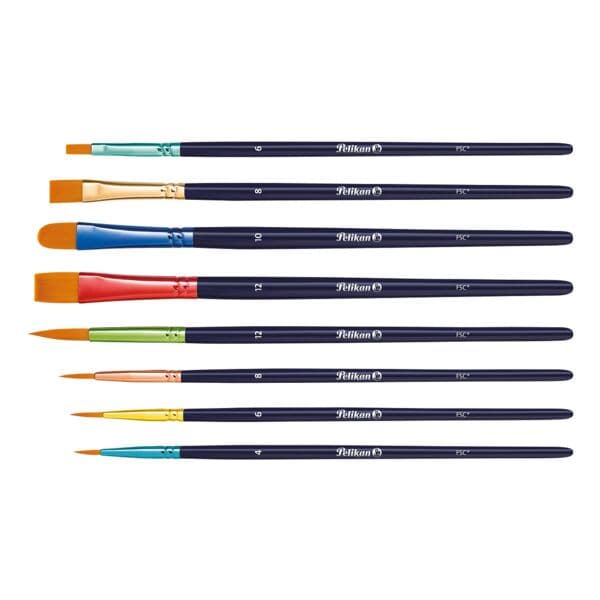 Set van 8 borstels »Premium«