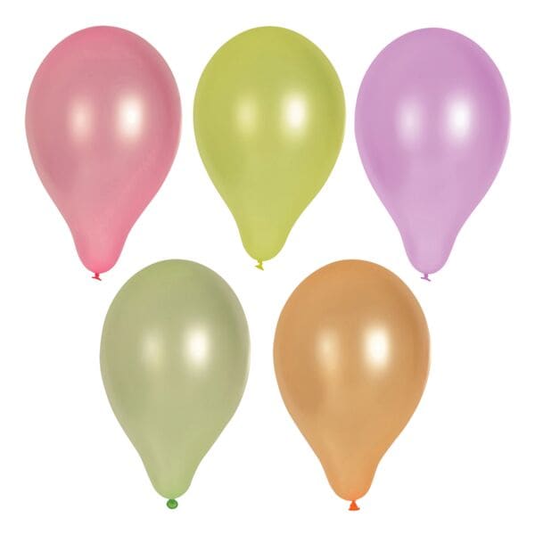 Set van 10 ballonnen »Neon« geassorteerde kleuren