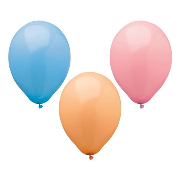 Set van 10 ballonnen »Pastel« geassorteerde kleuren