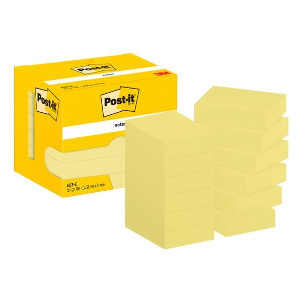Blok herkleefbare notes »Notes 653« 5,1 x 3,8 cm, 12 stuks
