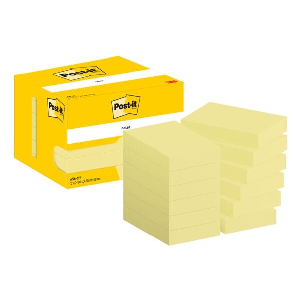 12x blok herkleefbare notes »Notes 656« 76 x 51 mm