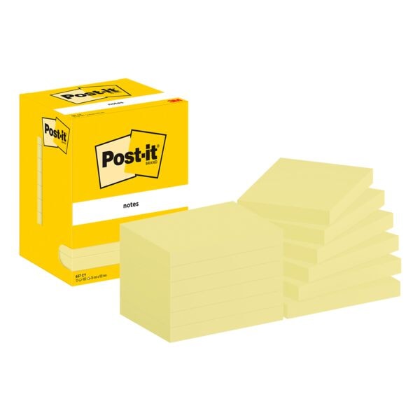 12x blok herkleefbare notes »Notes 657« 102 x 76 mm