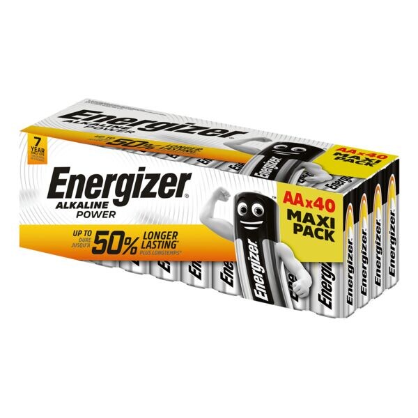 Pak met 40 batterijen »Alkaline Power« Mignon / AA