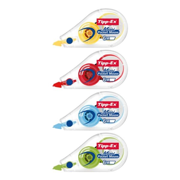 Doos met 10 correctierollers »Mini Pocket Mouse«