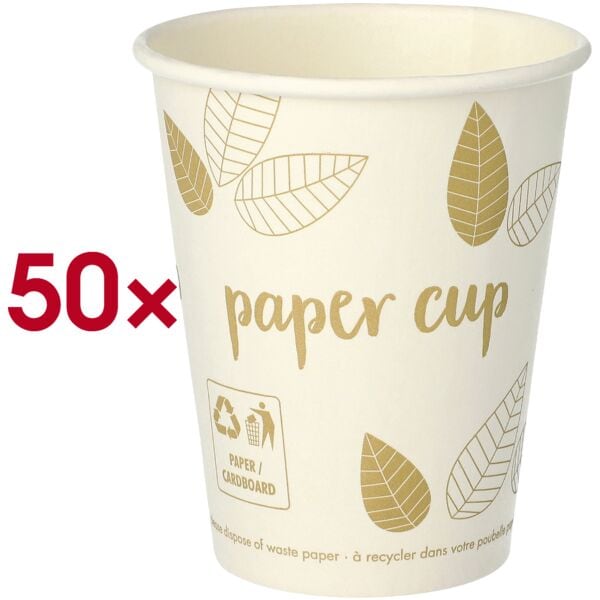 Set van 50 wegwerpdrinkbekers »pure« 0,2 liter