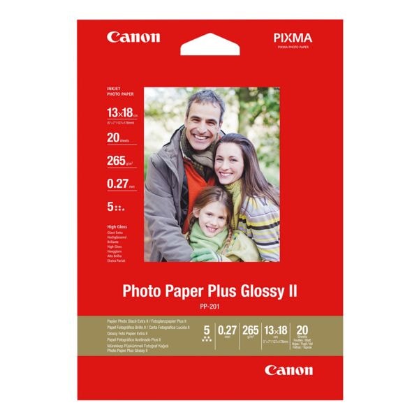 Fotopapier »Glossy Plus II« 13x18 cm, 20 bladen