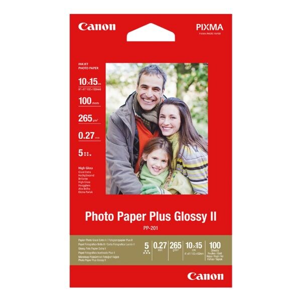 Fotopapier »Glossy Plus II« 10x15 cm, 100 bladen