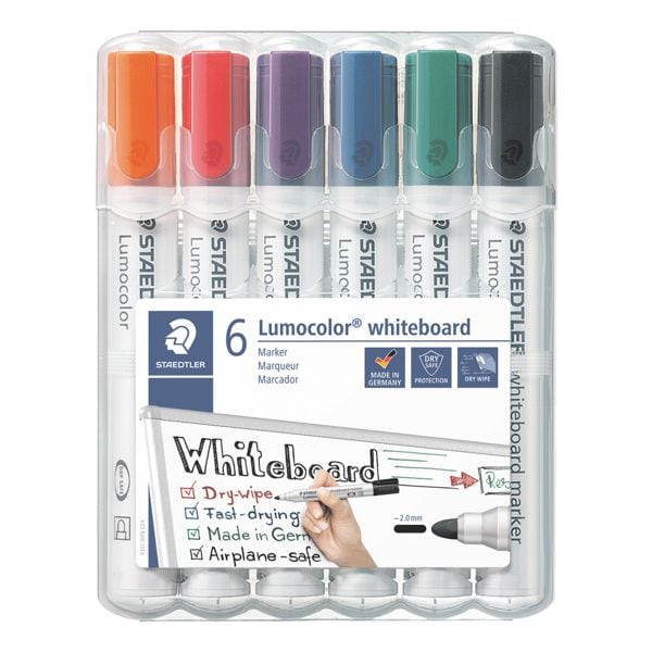 Pak van 6 whiteboard markers »Lumocolor 351 WP6«