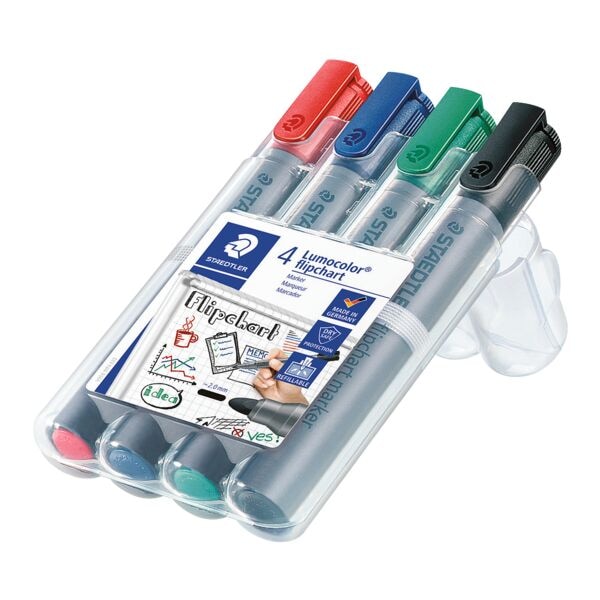 Pak van 4 flipchart-markers »Lumocolor 356«
