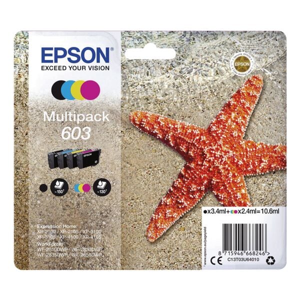 4-delige inktcartridgeset »603«